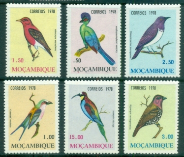 Mozambique-1978-Birds-MUH