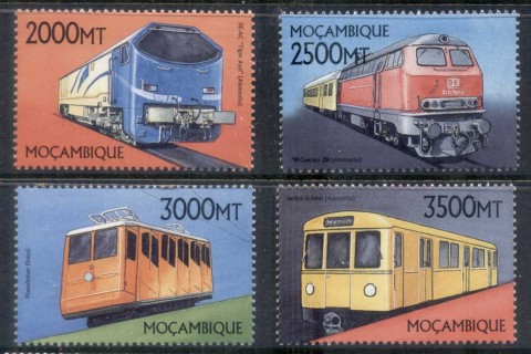 Mozambique-1999-Trains-MUH