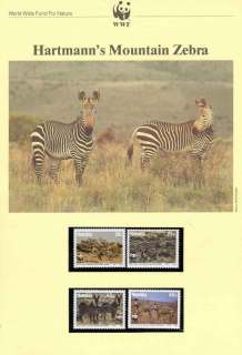 Namibia-1991 WWF Hartmann's Zebra