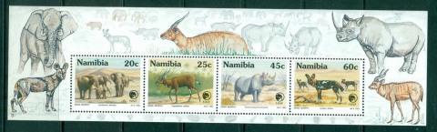 Namibia-1993-NNF-Elephants-MS-MUH-lot57409