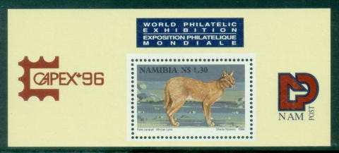 Namibia-1996-International-Stamp-Exhibition-CAPEX-96-Toronto-Canada-MS-MUH