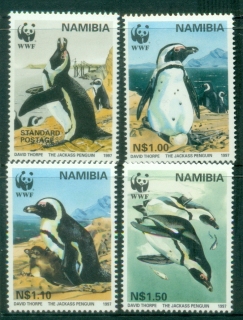 Namibia-1997-WWF-Endangered-Species-Jackass-Penguin-MUH