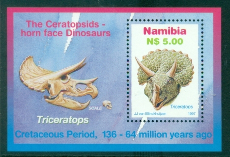 Namibia-1997-Youth-Philately-Dinosaurs-MS-MUH