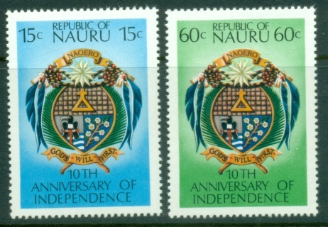 Nauru-1978-Independence-10th-Anniversary-MUH