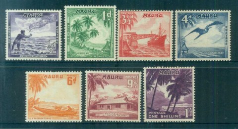 Nauru-1954-Defins-to-1-MLH-lot79471