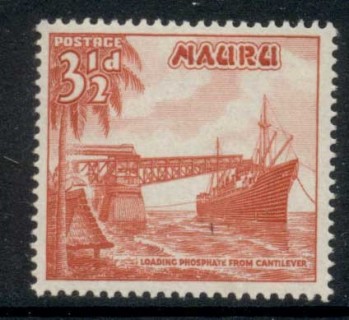 Nauru-1954-Pictorial-3-5d-MLH