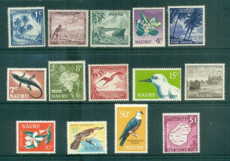 Nauru-1966-Decimal-Pictorials-MLH-lot79476