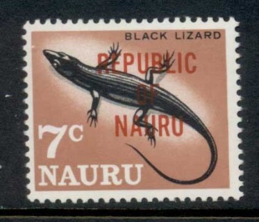 Nauru-1968-Pictorials-Opt-Republic-of-Nauru-7c-MUH