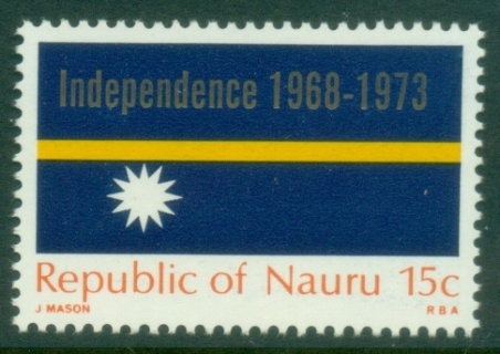 Nauru-1973-Flag-of-Nauru-Opt-Independence-MUH