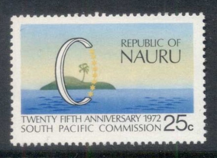 Nauru-1973-South-Pacific-Commission-25th-Anniversary-MUH