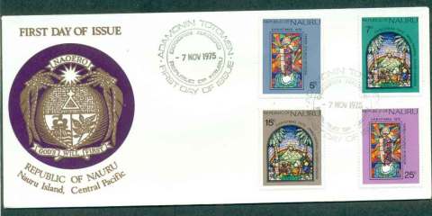 Nauru-1975-Xmas-FDC-lot51586