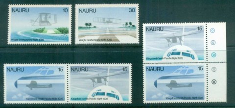 Nauru-1979-Powered-Flight-Anniv-MUH-lot79503