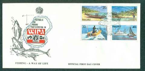 Nauru-1981-Fishing-FDC-lot51589