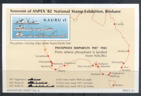 Nauru-1982-Phosphate-Industry-ANPEX-MS-MUH