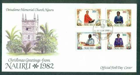 Nauru-1982-Xmas-FDC-lot51566