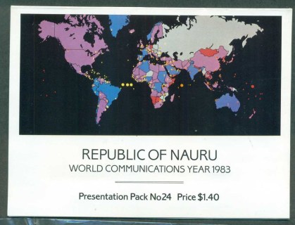 Nauru-1983-World-Communications-year-Stamp-pack-POP-lotxl70787