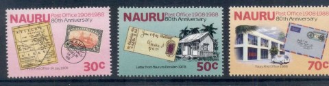 Nauru-1988-Nauru-Post-Office-80th-Anniversary-MUH