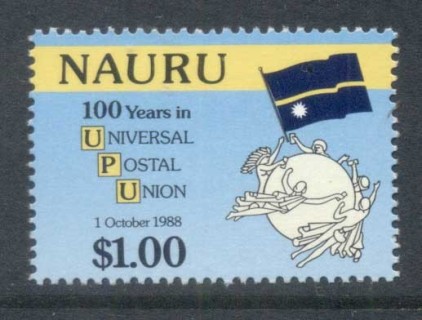 Nauru-1988-UPU-100years-MUH