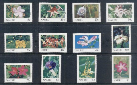 Nauru-1991-Flowers-MUH