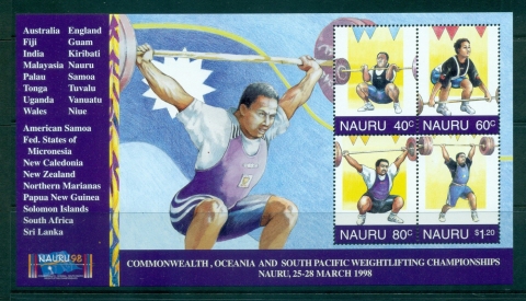 Nauru-1998-Weight-Lifting-MS-MUH-lot31946