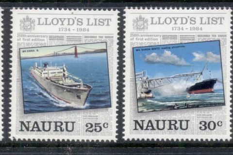 Nauru-1984-Lloyds-List-250th-Anniversary-Ships