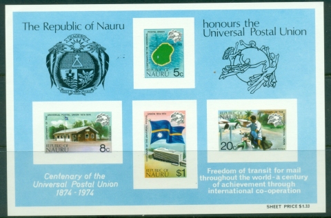 Nauru-1974-UPU-centenary-MS-Muh