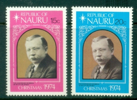 Nauru-1974-Xmas-Missionaries-MUH