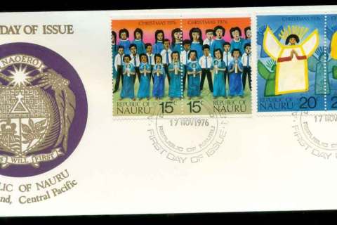 Nauru-1976-Xmas-FDC-lot51579