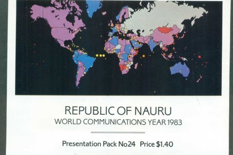 Nauru-1983-World-Communications-year-Stamp-pack-POP-lotxl70787