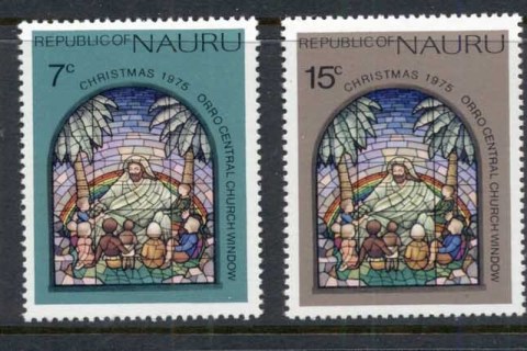 Nauru-1985-Xmas-Stained-Glass-Windows-MUH