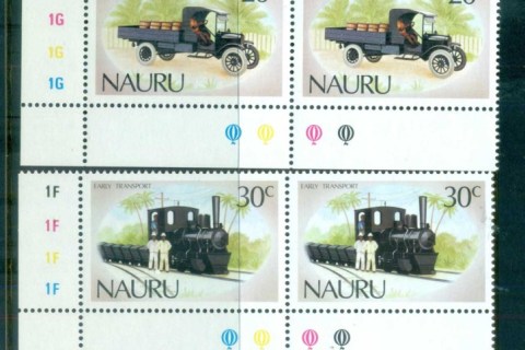 Nauru-1986-Early-Transportation-prs-MUH-lot79544