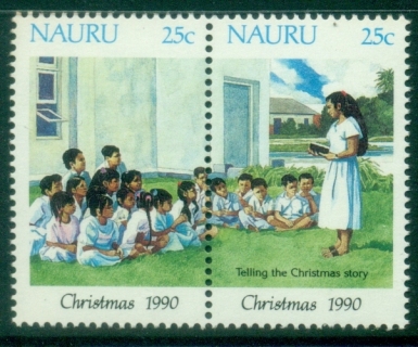 Nauru-1990-Xmas-MUH