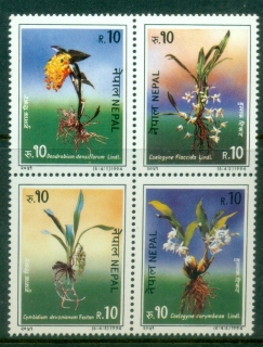 Nepal-1994-Flowers-of-Nepal-MUH Nepal-1994-Flowers-of-Nepal-MUH