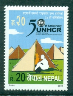 Nepal-2001-UN-HCR-MUH-lot34928