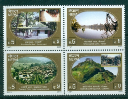 Nepal-2005-Tourism-Blk-4-MUH-lot34978