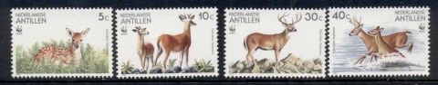 Netherlands-Antilles-1992 WWF White Tailed Deer