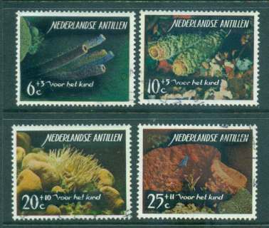 Netherlands-Antilles-1965-Corals-FU-Lot47106