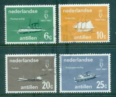 Netherlands-Antilles-1967-Dutch-Navy-Ships-FU-Lot47092