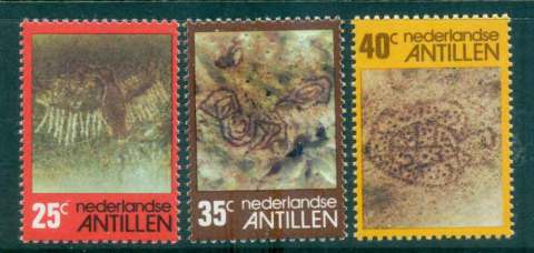 Netherlands-Antilles-1977-Rock-paintings-MUH-Lot47144