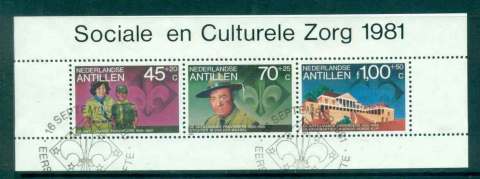 Netherlands-Antilles-1981-Social-Cultural-Institutions-Scouts-MS-FU-Lot47116