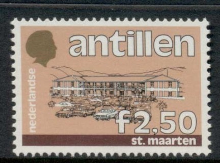 Netherlands-Antilles-1985-89-Government-Buildings-2-50f-MUH