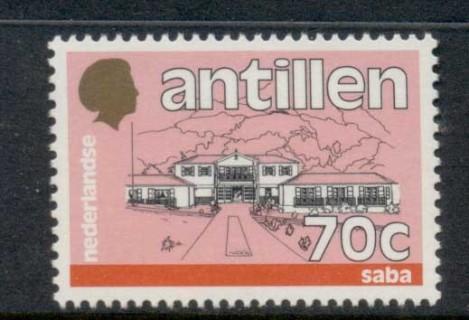 Netherlands-Antilles-1985-89-Government-Buildings-70c-MUH