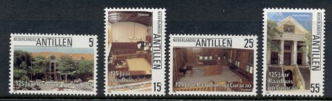 Netherlands-Antilles-1986-Curacao-Town-Hall-MUH