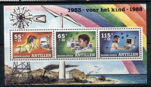 Netherlands-Antilles-1988-Welfare-Child-Welfare-MS-MUH