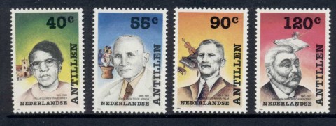 Netherlands-Antilles-1989-Social-Political-Figures-MUH