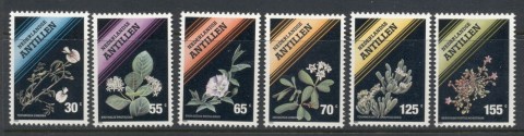 Netherlands-Antilles-1990-Flowering-Plants-MUH