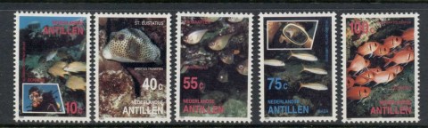 Netherlands-Antilles-1990-Marine-Life-MUH