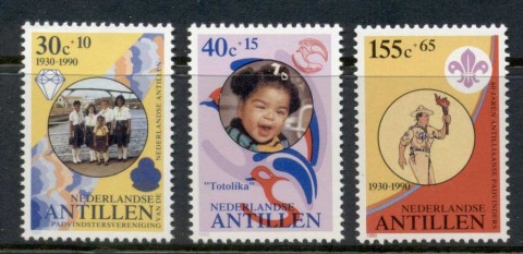 Netherlands-Antilles-1990-Welfare-Mentally-Handicapped-MUH