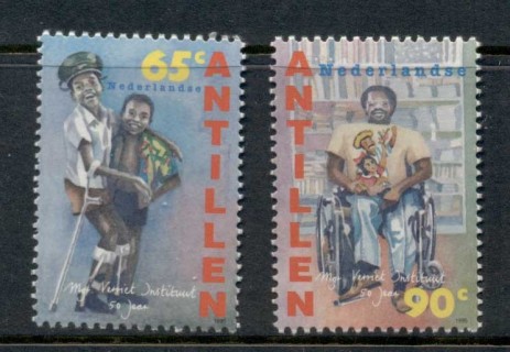 Netherlands-Antilles-1995-Verriet-Institute-of-Physically-Handicapped-MUH