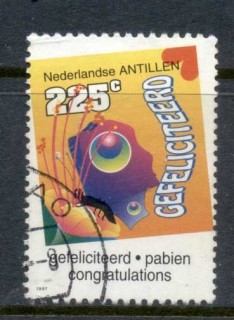 Netherlands-Antilles-1997-Greetings-Stamps-225c-FU